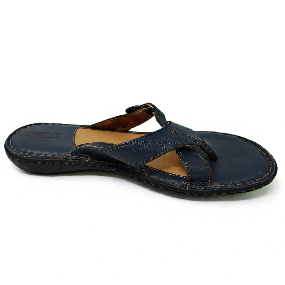 Børn Pinnacle Leather Thong Sandals Size 10 US 42 EU Minimalist Beachy